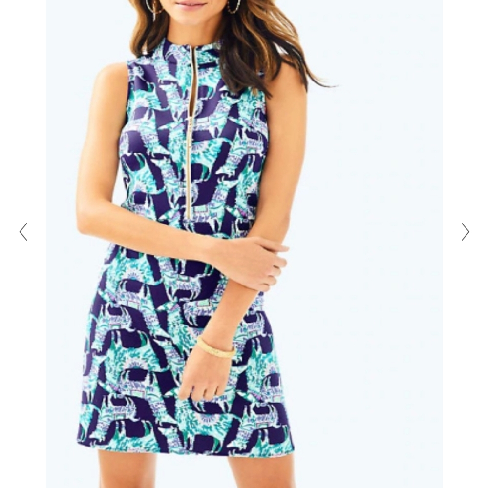 Lilly Pulitzer Alpaca My Bags Shift Dress NWOT